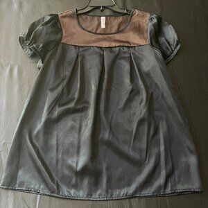 Xhilaration Black/Brown Blouse
